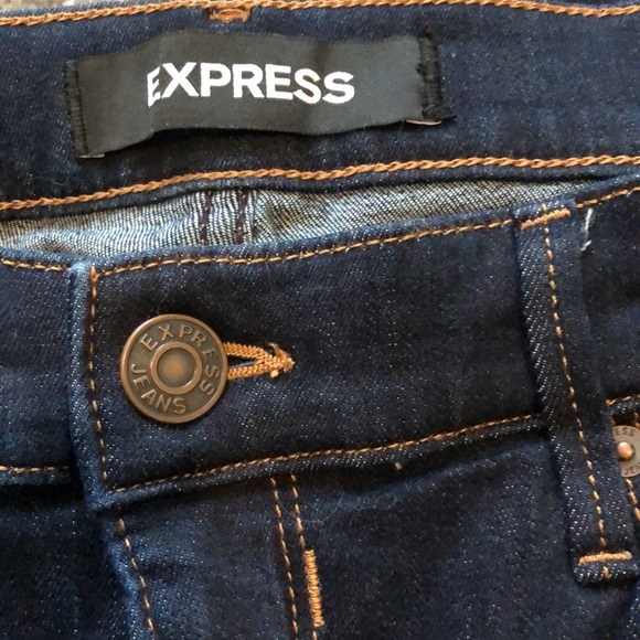 EUC Express Slim Leg Jeans Dark Denim - Picture 3 of 6